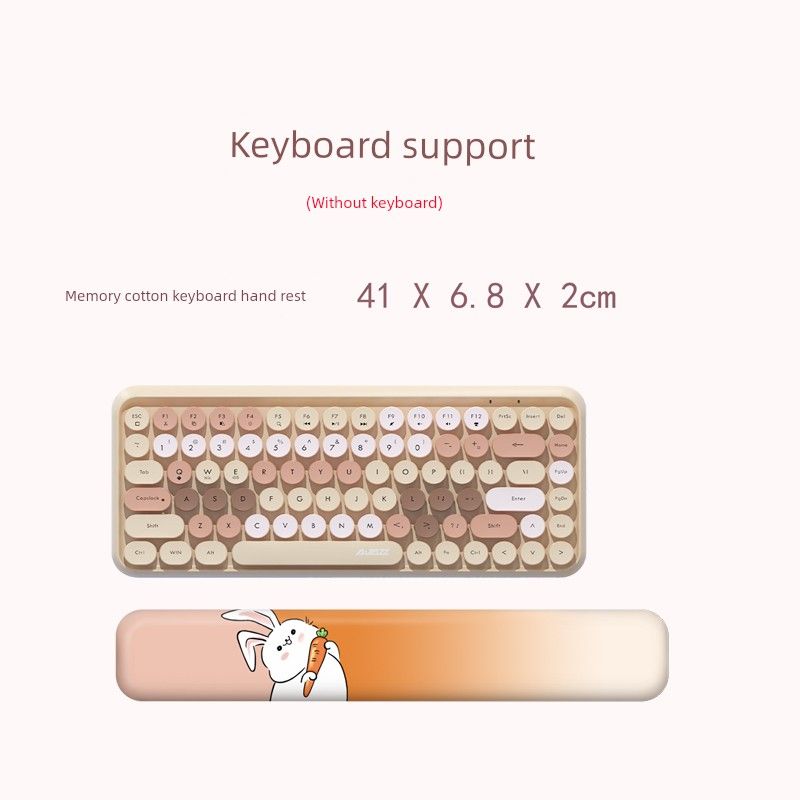 Unschlagbare Qualität Original Niedliches Kaninchen-Armband Großes Mauspad Memory Foam Tastatur Handstütze Weiblicher Geburtstag Computer Schreibtischunterlage Handgelenk_voghion.com