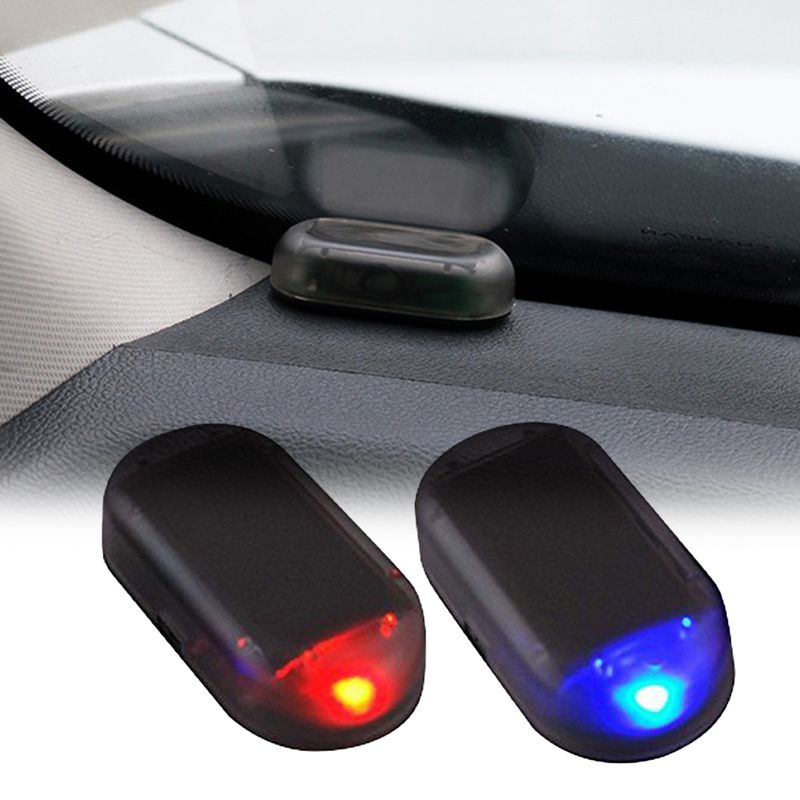 Yuanmheng Car Alarm Flashing Light LED Solar Power Anti-theft Security Warning Lamp_voghion.com