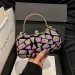 Sequin Evening Patchwork Round Handbag With Shell Clasp 2025 New Trendy Chain Crossbody Small Bag_voghion.com