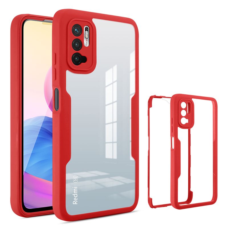 For Xiaomi Redmi Note 10 11 9S Pro 10C 12C Mi 13 12T 12 11T POCO M4 X3 Case 360 Degree Full Protect Liquid_voghion.com