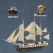 Endeavour Ship Model Building Blocks - High Difficulty Sailing Vessel Desktop Display DIY Toy For Adults & Teens_voghion.com