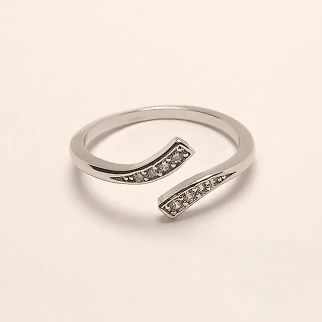 Uudet 2024 minimalistiset ohuet sormukset naisille, hääsormukset, loistava kuutiometrillä zirkonilla, korkealaatuinen monipuolinen naisten sormus_voghion.com