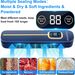 Machine à emballer sous vide professionnelle - 4 modes numériques, fermeture automatique à l'air, prise UE_voghion.com