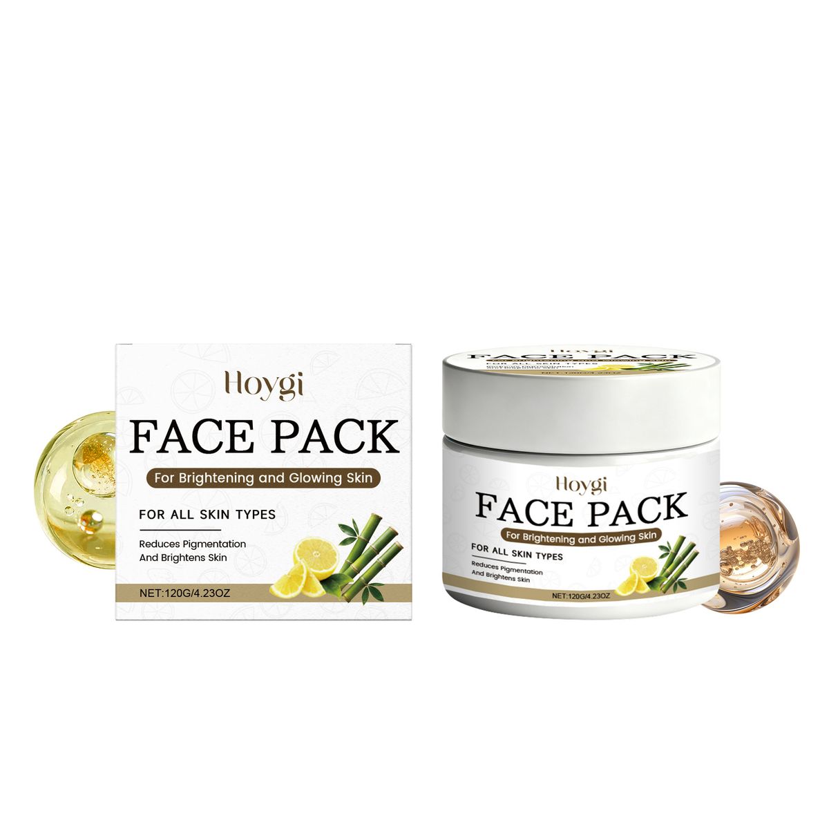 HOYGI Gentle Hydrating Moisturizing Facial Refreshing Care Smear-On Daily Pore Cleansing Mask_voghion.com