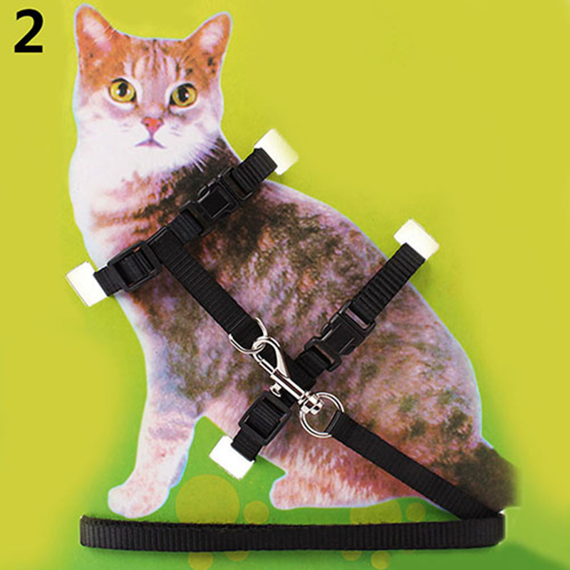 Guangying Nylon Regolabile Cat Puppy Pet Harness Collare Guinzaglio Trazione Corda di Sicurezza_voghion.com