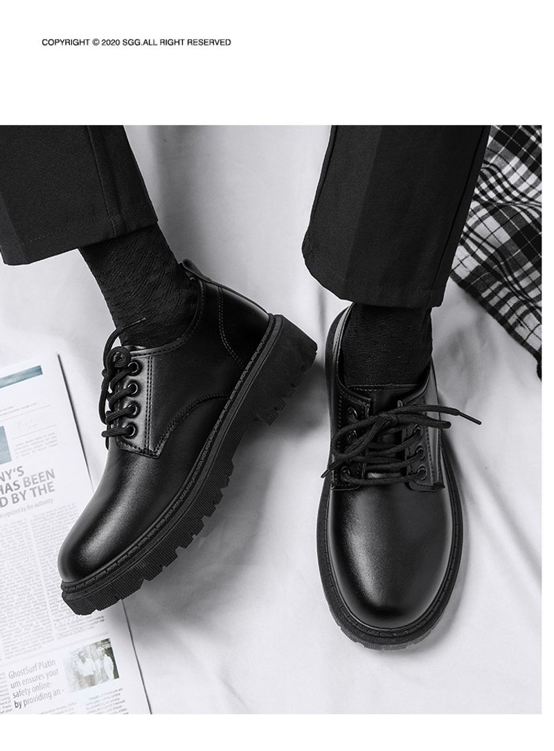 Herren-Lederschuhe, Abendschuhe, Schnürschuhe, Brogues, Hochzeit, Büro, formelle Schuhe_voghion.com