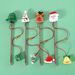 New Plush Cartoon Christmas Teaser Wand With Bell, Snowman, Reindeer, Sound Interactive Pet Cat Training Toy Rod_voghion.com