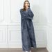 nightgown Couple Large Size Extended Thermal Flannel Nightdress Loungewear_voghion.com
