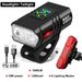 Bicycle lamp headlight usbT6 lamp bright flashlight riding equipment night riding road mountain bike accessories tail light_voghion.com