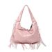 Trendy Fashion Tassel Underarm For Women 2025 Autumn New Korean Style Casual Versatile Single Shoulder Commuter Bag_voghion.com