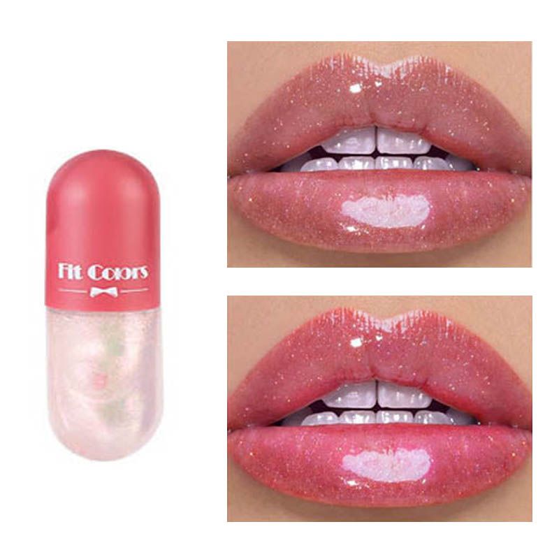 Jelly Lip Crystal Gloss Capsula Cambiamento di temperatura Rossetto liquido Bastone idratante a lunga durata trasparente lucido_voghion.com