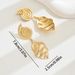Fashion OL Hip Hop Style Earrings Female Personality Conch Electroplated Alloy Earrings Temperament Popular Earrings_voghion.com