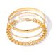 Cuban Chain Multi-layer Jewelry For Women Geometric Metal Bracelet 3-piece Set_voghion.com