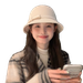 Cappello da pescatore in lana da donna, autunno/inverno 2025, nuovo, mini cappello a bombetta_voghion.com