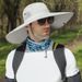 Men's Wide Brim Sun Hat - UPF 50+ Breathable Fishing & Hiking Cap For Outdoor Activities (Lightweight, Quick-Dry & Adjustable Chin Strap)_voghion.com