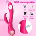 2-in-1-G-Punkt-Kaninchen-LCD-Display, vibrierender Klitorisstimulator, realistischer Dildo-Vibrator, G-Punkt-Sexspielzeug für Erwachsene für Frauen_voghion.com