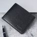 Short Wallet with Zipper Men's Wallet Horizontal Men's Wallet Ultra-Thin Two-Fold Simple PU Leather_voghion.com