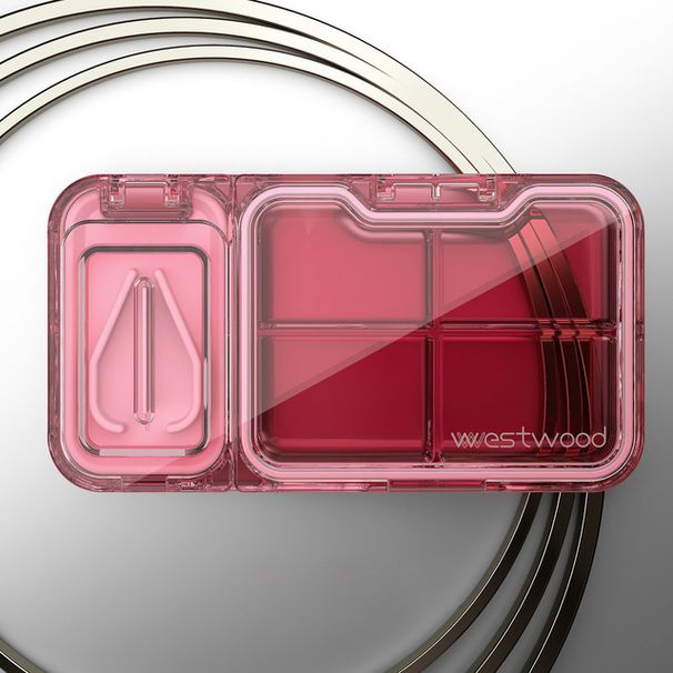 Wielofunkcyjne pudełko na tabletki Przenośne pudełko na leki Przecinak do tabletek Oddzielny przegroda Pojemnik na tabletki podróżne Dozownik Przechowywanie_voghion.com