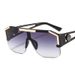 ZLY 2020 New Shield Sunglasses Men Women Fashion Color Lens Alloy Frame High Quality Rectangle Brand Designer Sunglasses_voghion.com