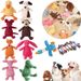 Velvet Plush Squeaky Supplies, Puppy Chew Bite-Resistant Dog Toys, Pet Accessories By PawParty Store_voghion.com