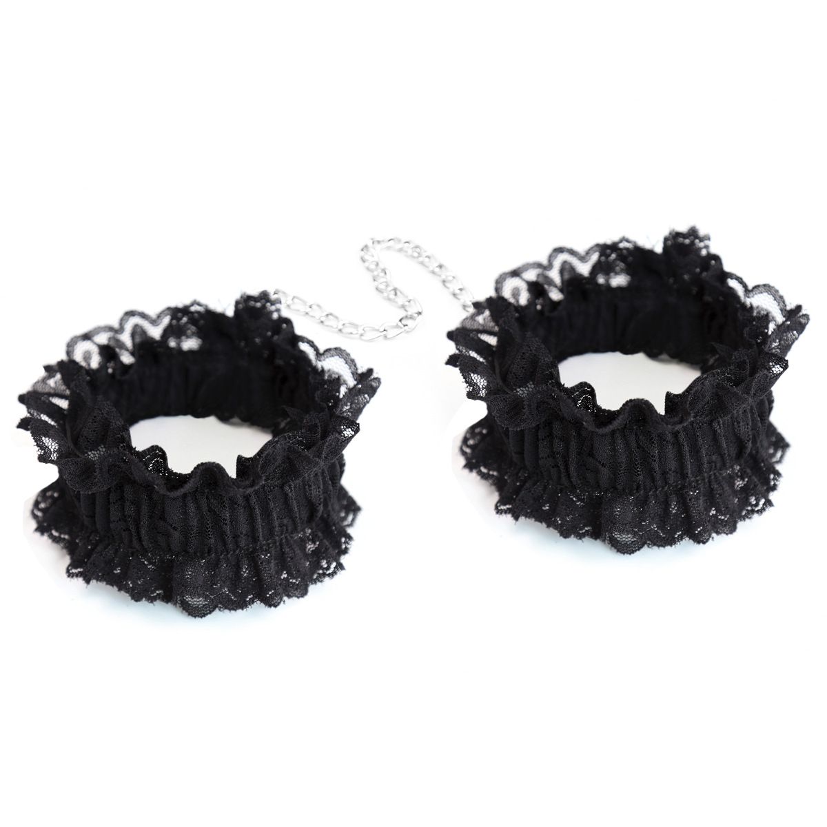 Csipkés bilincsek és láncok - Piros és fekete kötözőjátékok pároknak_voghion.com