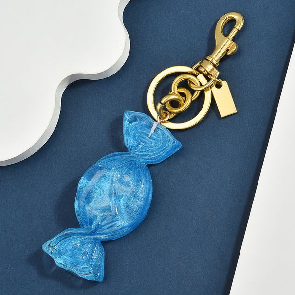 Ciondolo per borsa di caramelle con foro posteriore in resina AB, cristallo trasparente, perline colorate, accessori_voghion.com