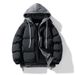 Piumino da uomo in due pezzi con cappuccio, nuovo cappotto invernale in cotone, taglie forti, modello 2024_voghion.com