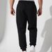 Performance-Jogginghose für Herren – Atmungsaktive, konisch zulaufende Jogginghose zum Laufen und für die Freizeit (Schwarz, S-3XL)_voghion.com