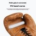 Retro Lace Up Boxing Gloves Made Of Ultra-fine Leather For Adult Sanda Boxing Gloves, Combat And Punching Bag Training Gloves_voghion.com