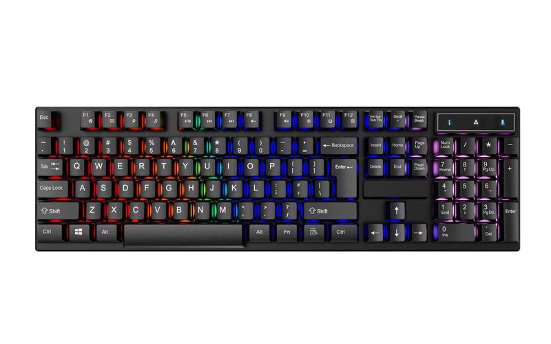 E-sports Games Release Blue Light, Wired Floating Keycaps, Desktop Laptops, Thin Film Keyboards_voghion.com