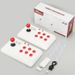Wireless Arcade Stick Game Console X6 - Dual Player Fighting Game System With 64GB/128GB Memory, HDMI Output, Plug & Play For PC-USB (White)_voghion.com