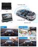 Enregistreur vidéo de voiture DVR 4 pouces Full HD 1080P 3 objectifs 170 ° G-sensor Surveillance de stationnement Caméscope de vision nocturne_voghion.com