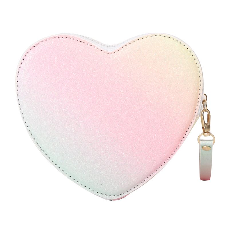 Women's  New Heart Shaped Box Bag Chain Bag Fashion Shoulder Bag Crossbody Bag Solid PU_voghion.com