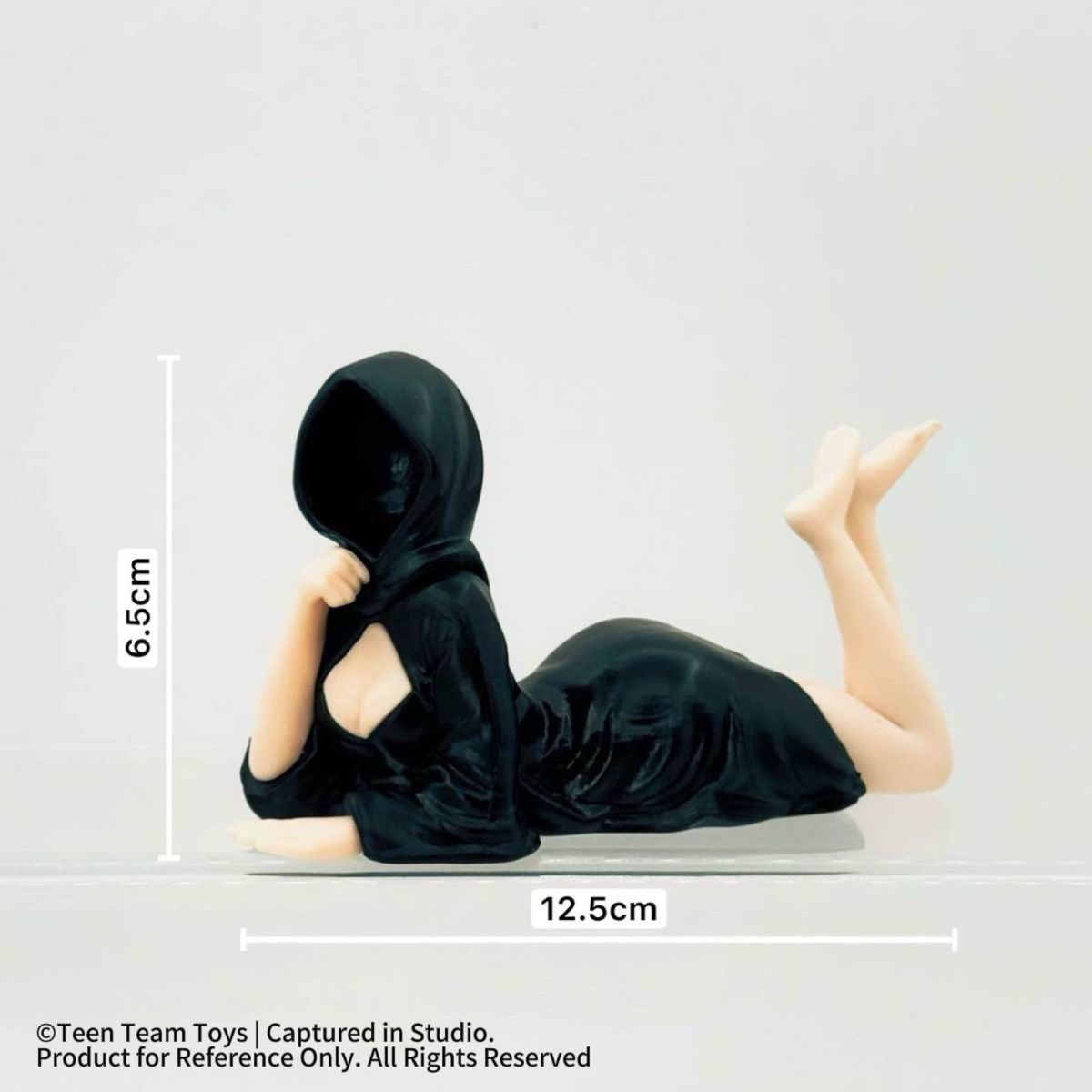 Black Robe Queen Halloween Mysterious Bookshelf Desktop Decoration Figurine_voghion.com