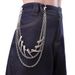 Hip Hop Personality, Small Chili Pepper, Pointed Rivets, Multi-layer Metal Pants Chain, Unisex Gothic Trendy Accessory_voghion.com