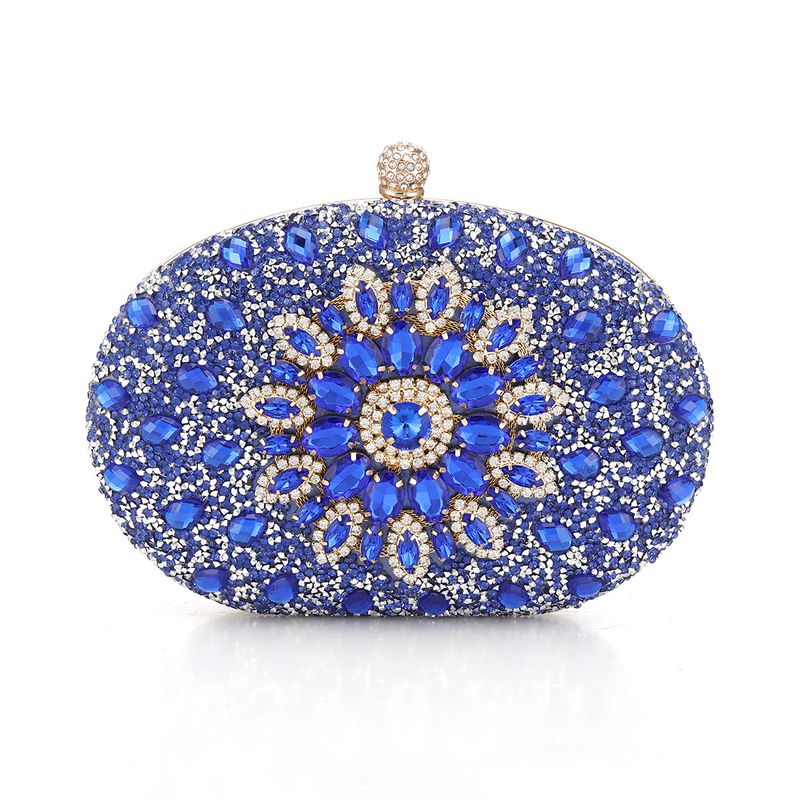 Evening bag shoulder hanging clutch handbag ladies all match clothing diamond studded women's bag_voghion.com