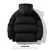"Korean Streetwear Hooded Puffer Jacket – Thickened Cotton Winter Coat With Slim Fit Silhouette ( Detachable Fur Trim, Y2K Revival)"_voghion.com