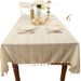 Lace Tablecloth Cotton And Linen Literary And Dustproof Pastoral Dining Table Cloth Hollow Household Non-slip Table Mat YOUMIHOME_voghion.com
