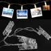 Klamber Light String Led jõulumeeleolu valgus fotoklamber Väike valgusnööri akukarp USB-välklamp foto värvivalgus_voghion.com