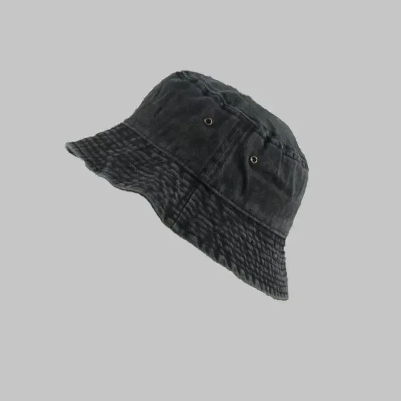 Moda Moda Spłukany Denim Jednolity Vintage Kapelusze Wiadro Dama Mężczyzna Wiosna Lato Jesień Panama Czapka Rybaka Kapelusz Dla Kobiet Mężczyzn_voghion.com