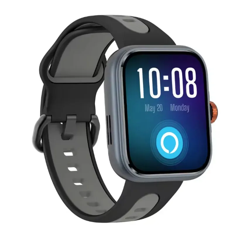 Gesundheitsmonitor Herren-Smartwatch mit Bluetooth, Anruffunktion, Alexa, 1,78'' AMOLED-Display, wasserdicht, Sport-Fitness-GPS-Tracker_voghion.com