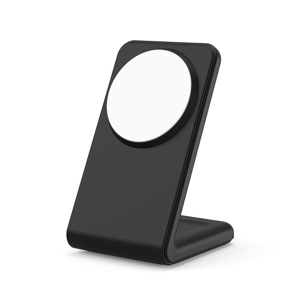 Supporto verticale per caricabatterie wireless magnetico due in uno adatto per telefono cellulare magnetico Apple Ricarica wireless veloce da 15 W_voghion.com