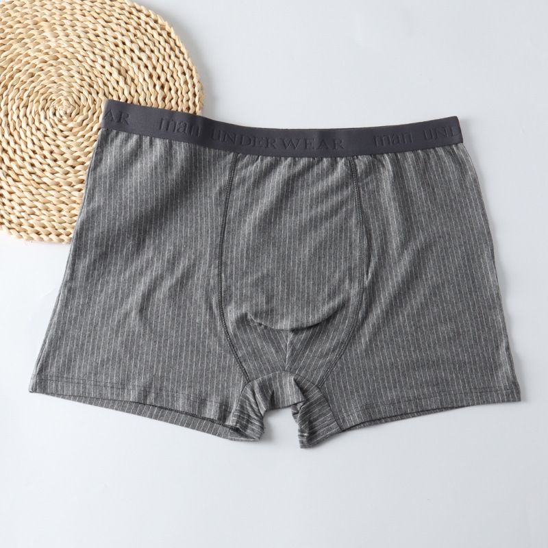 150kg Loose Breathable Four-Corner Shorts Men's Underpants Bellezza Underwear Boxer Pure Cotton Plus Size_voghion.com