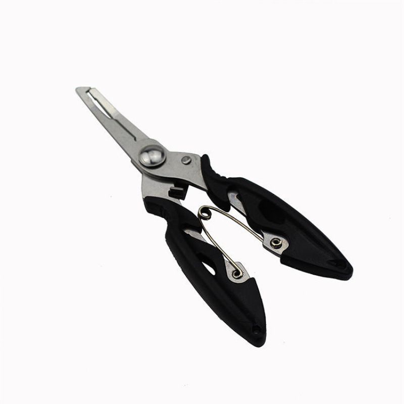 Stainless Steel Curved Mouth Multi-Functional Lure Fishing Fish Control Tool Powerful Horse Line Scissors Hook Tying_voghion.com