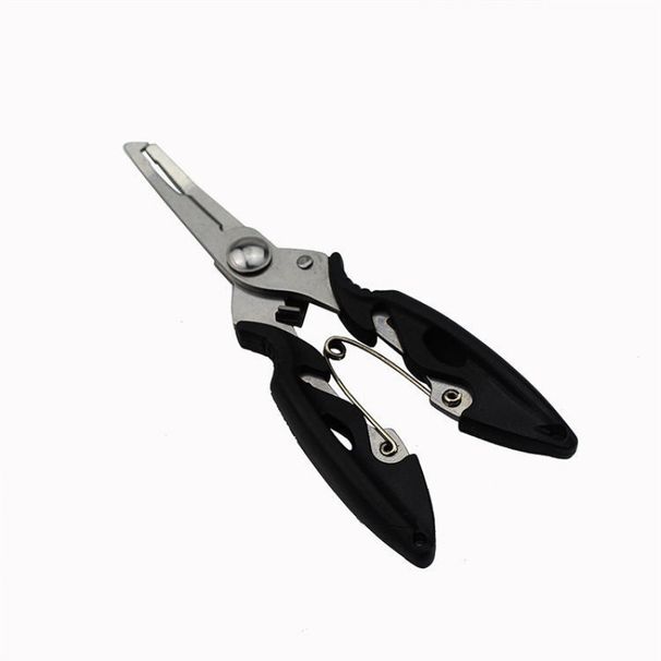 Stainless Steel Curved Mouth Multi-Functional Lure Fishing Fish Control Tool Powerful Horse Line Scissors Hook Tying_voghion.com