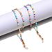 Cadena de gafas de arcilla polimérica de colores variados hecha a mano de alta calidad, cadena para gafas, cuerda para mascarillas, borde cruzado_voghion.com