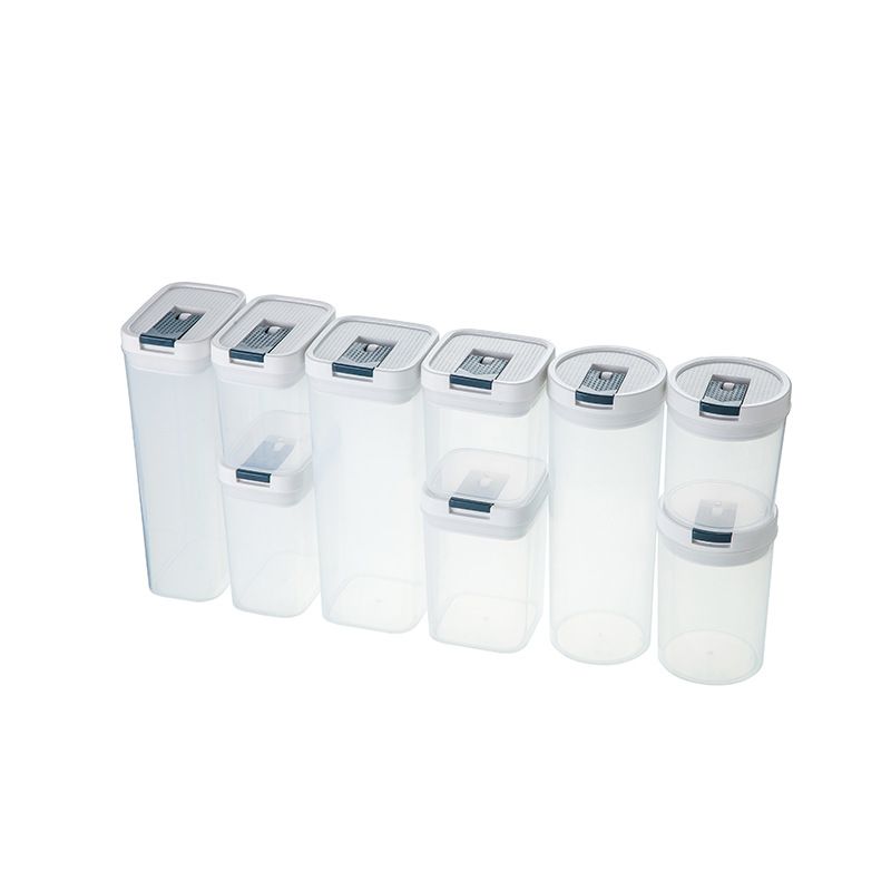 Barattolo sigillato per snack da cucina per snack Barattolo per tè secco Barattolo per latte in polvere in plastica trasparente per uso alimentare_voghion.com