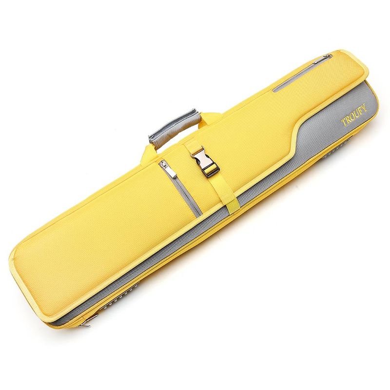 TROUFY Backpack 4x4 Pool Cue Case Yellow For Carrying 4 Pool Cue Sticks,Pool Queue Case_voghion.com