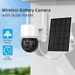 Icsee Solar Low Power Consumption Ball Machine Bezprzewodowa kamera WiFi 3MP HD Solar Low Power Consumption_voghion.com