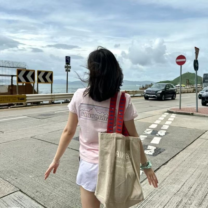 Shoulder Korean Design Classic Open Stripe Printed Canvas Shopping Bag 2025 Spring And Summer New Fashion Versatile Casual Daily_voghion.com